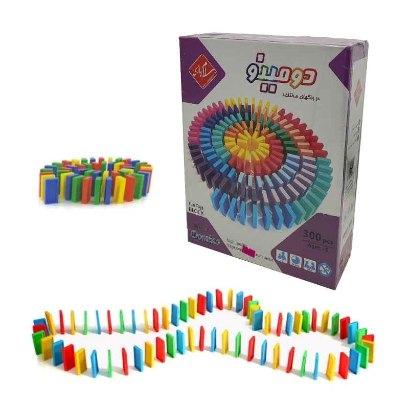بازی فکری دومینو 300 قطعه سلام بازی