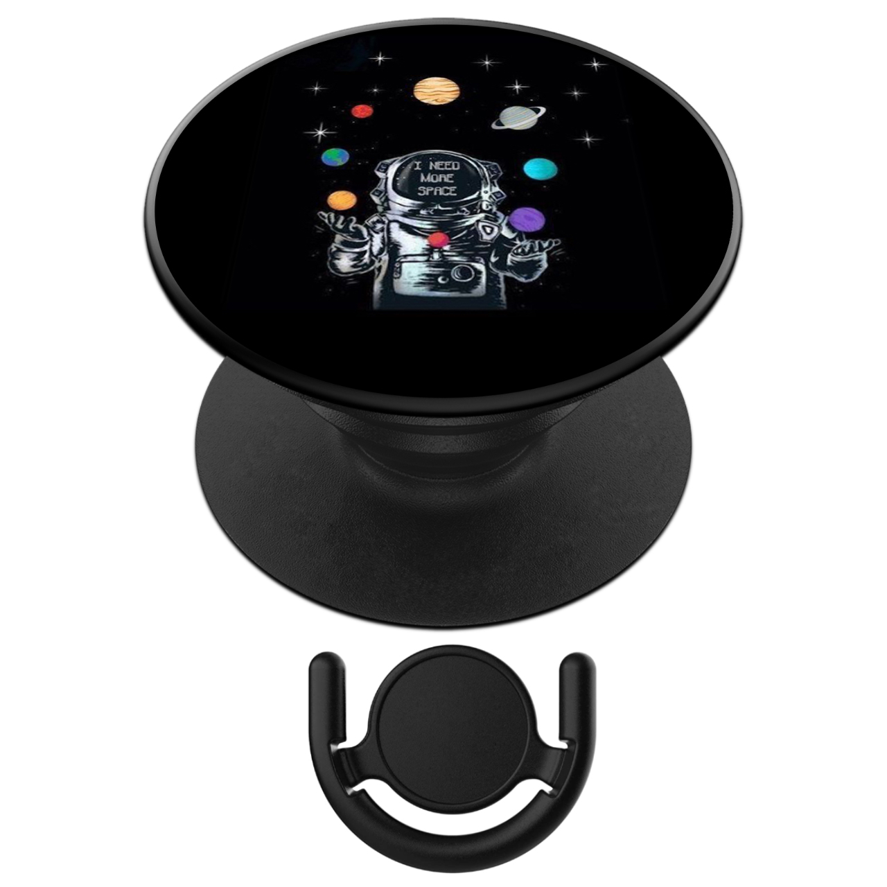 پایه نگهدارنده گوشی موبایل پاپ  سوکت آکام مدل APSC001877 به همراه پاپ کلیپ