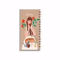 پلنر روزانه آبرنگ سایز A6 طرح کمند کد 101427