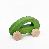 ماشین اسباب بازی چوبی جوانه کد 93004 رنگ سبز