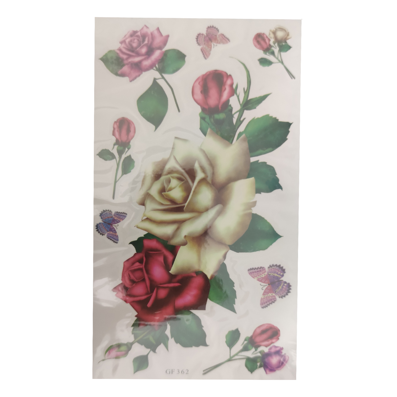 تتو موقت مدل گل کد 362