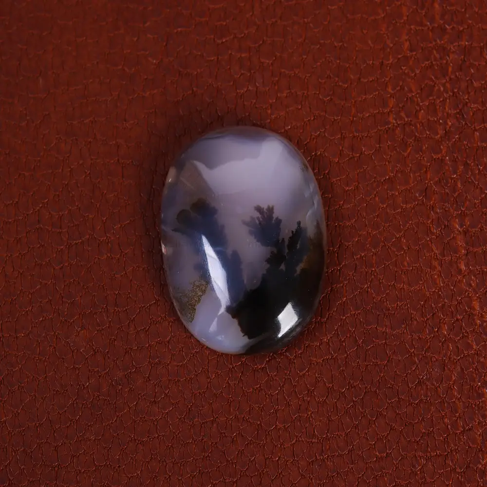 نگین عقیق شجر کد 21415 - جواهری مشاهیر