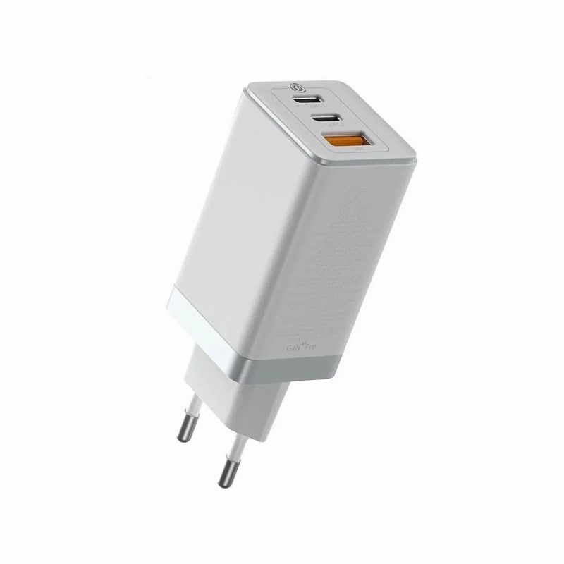 شارژر دیواری 65 وات باسئوس مدل CCGAN2P-B02 - فروشگاه کارما آی‌تی