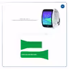برچسب ماهوت طرح Matte-Green مناسب برای ساعت هوشمند سامسونگ Galaxy Gear S