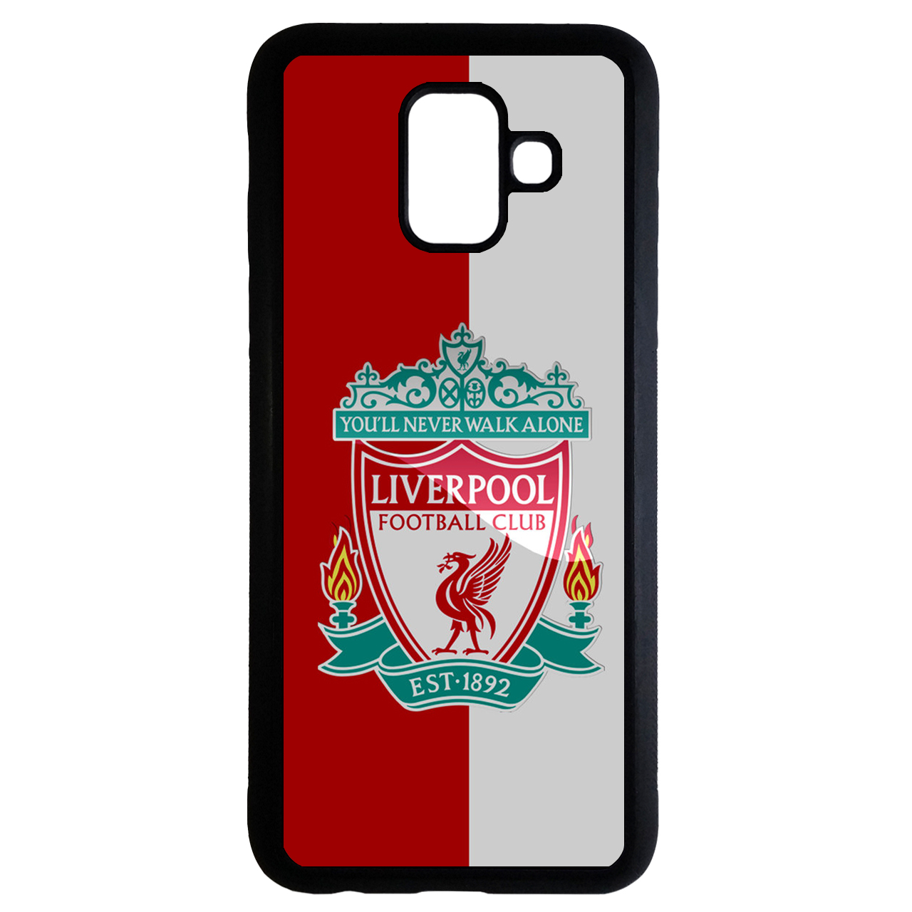 کاور طرح لیورپول کد 9484 مناسب برای گوشی موبایل سامسونگ Galaxy a8 plus 2018