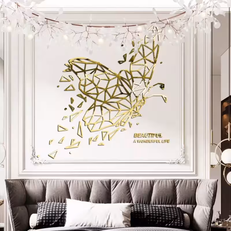 اینه دکوراتیو مدل پروانه