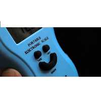 ترازو دیجیتال پرتابل گلابی مسافرتی 50 کیلویی