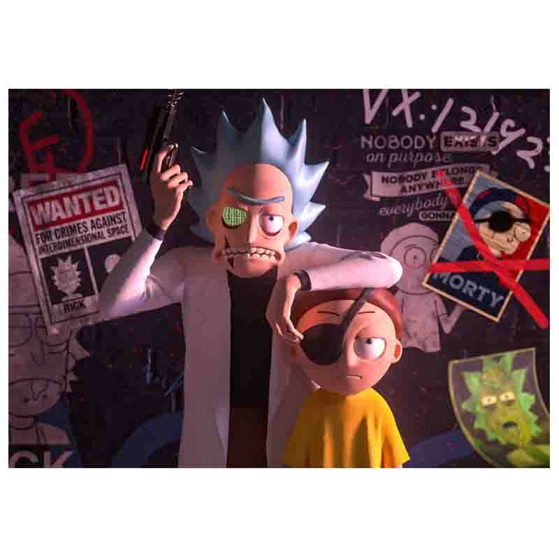 تابلو شاسی آتریسا مدل انیمیشن Rick and Morty