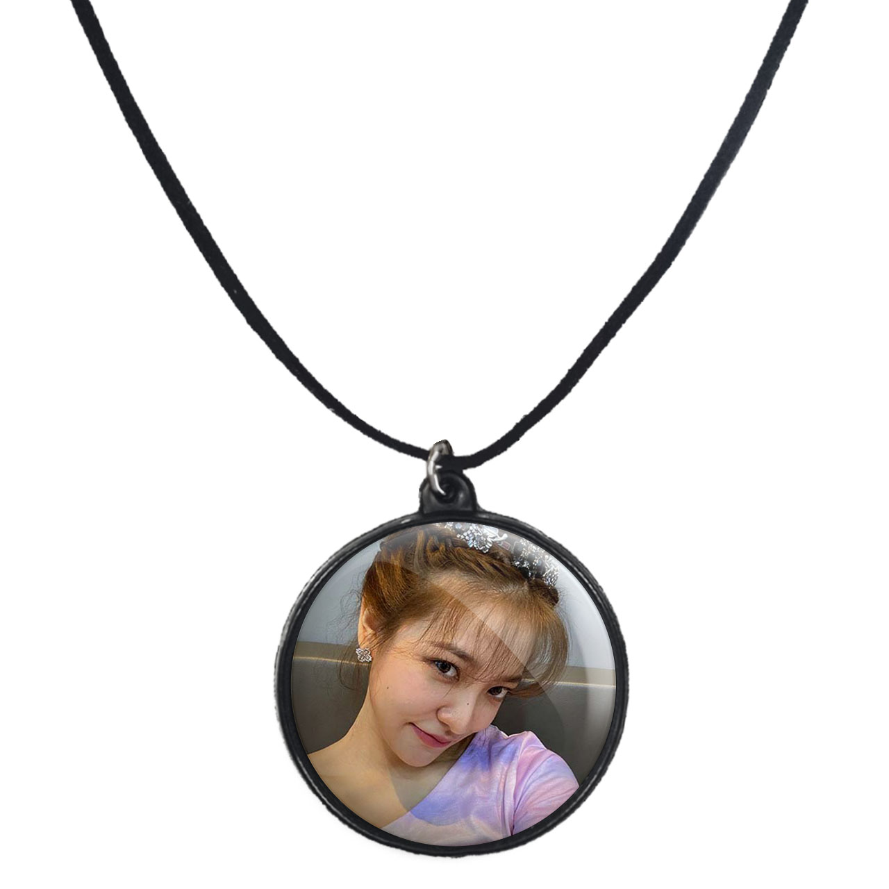 گردنبند پرمانه طرح red velvet کد pmb.12455 مدل دو طرفه