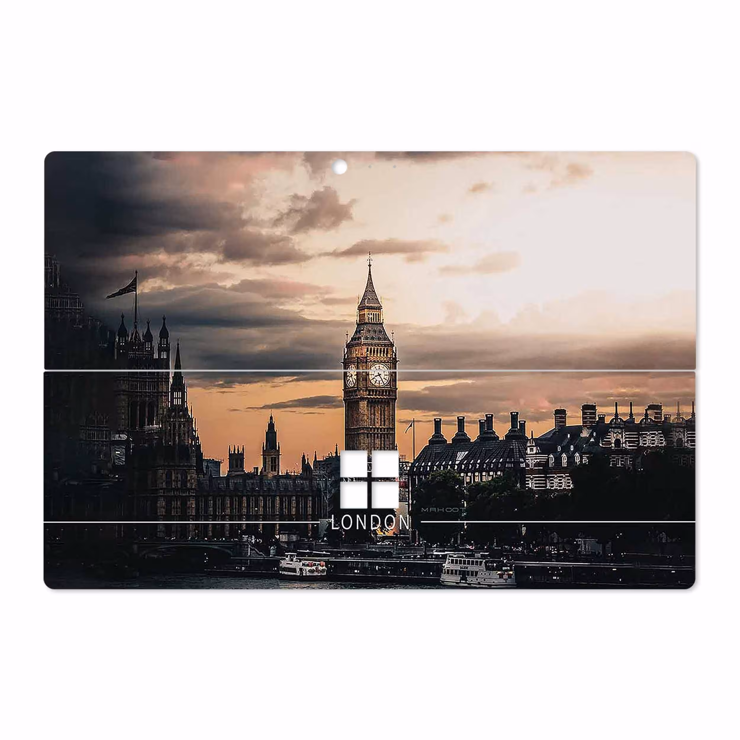برچسب پوششی ماهوت مدل London City مناسب برای تبلت مایکروسافت Surface Pro 4 2015