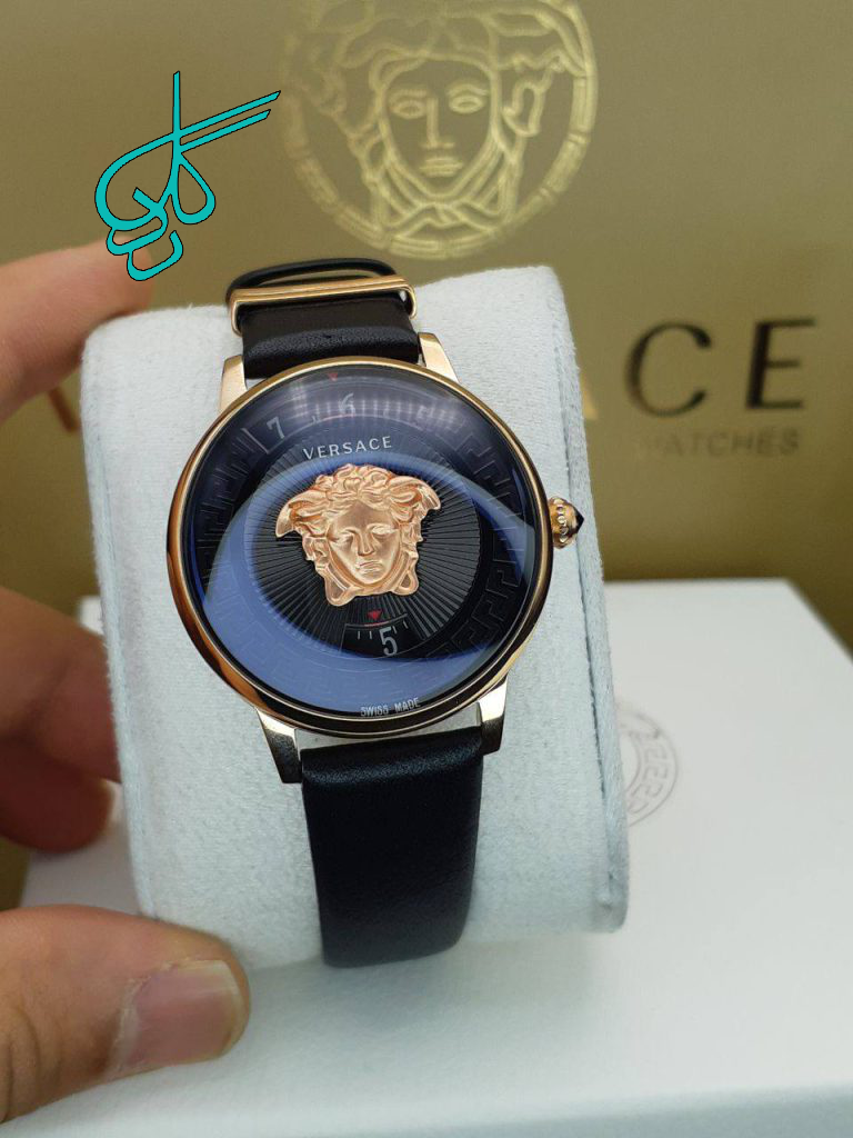 خرید ساعت ورساچه زنانه کنتوری ساخت ژاپن کیفیت عالی جنس استیل رنگ ثابت و ضدحساسیت شیشه مینرال گلس ضدآب کد 1918219 - ردگل