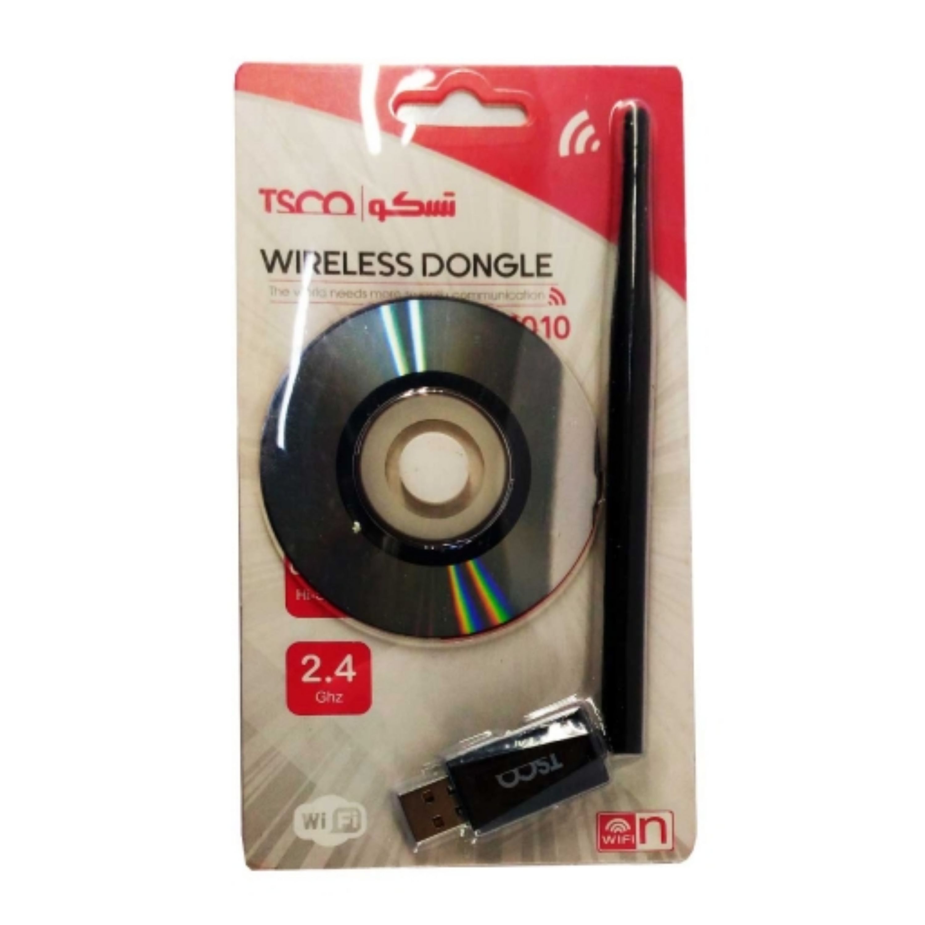 کارت شبکه USB تسکو(TSCO TW1010) - دانگل WIFI - وای فای کامپیوتر آنتن دار