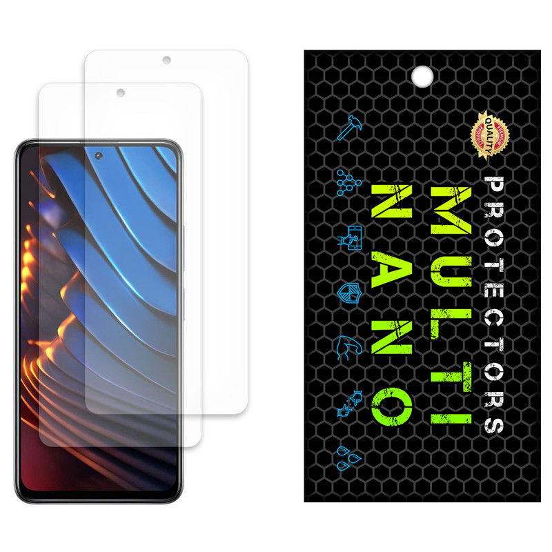 محافظ صفحه نمایش مات مولتی نانو مدل X-S2M مناسب برای گوشی موبایل شیائومی Poco X3 GT بسته دو عددی | کالا برتری
