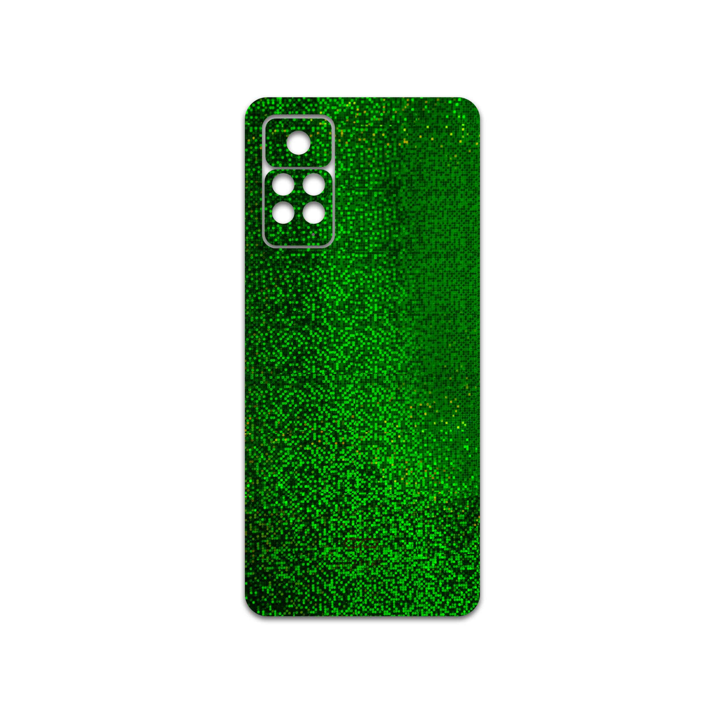 برچسب پوششی ماهوت مدل Green-Holographic مناسب برای گوشی موبایل شیائومی Redmi Note 11 Pro