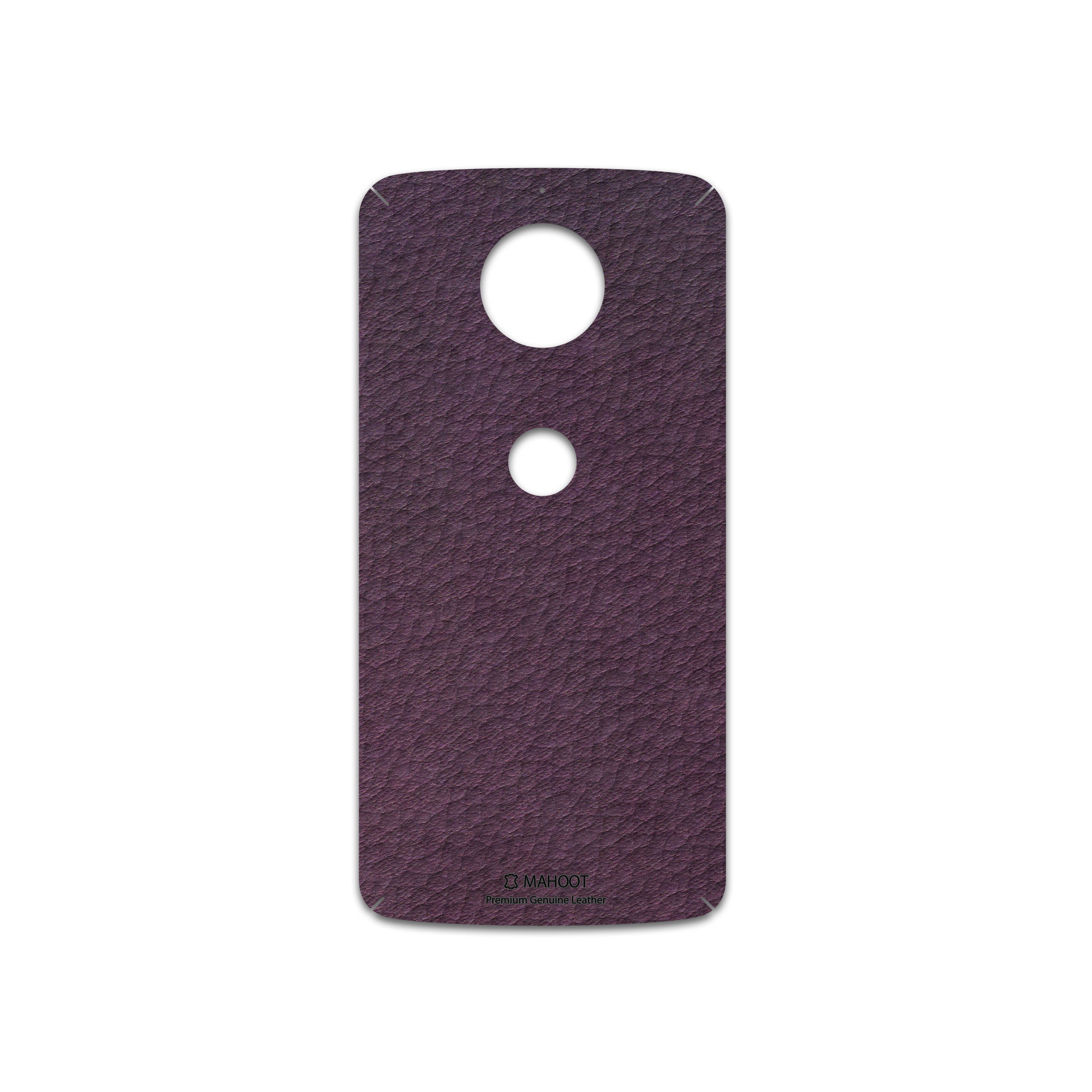 برچسب پوششی ماهوت مدل Purple-Leather مناسب برای گوشی موبایل موتورولا Moto G5S