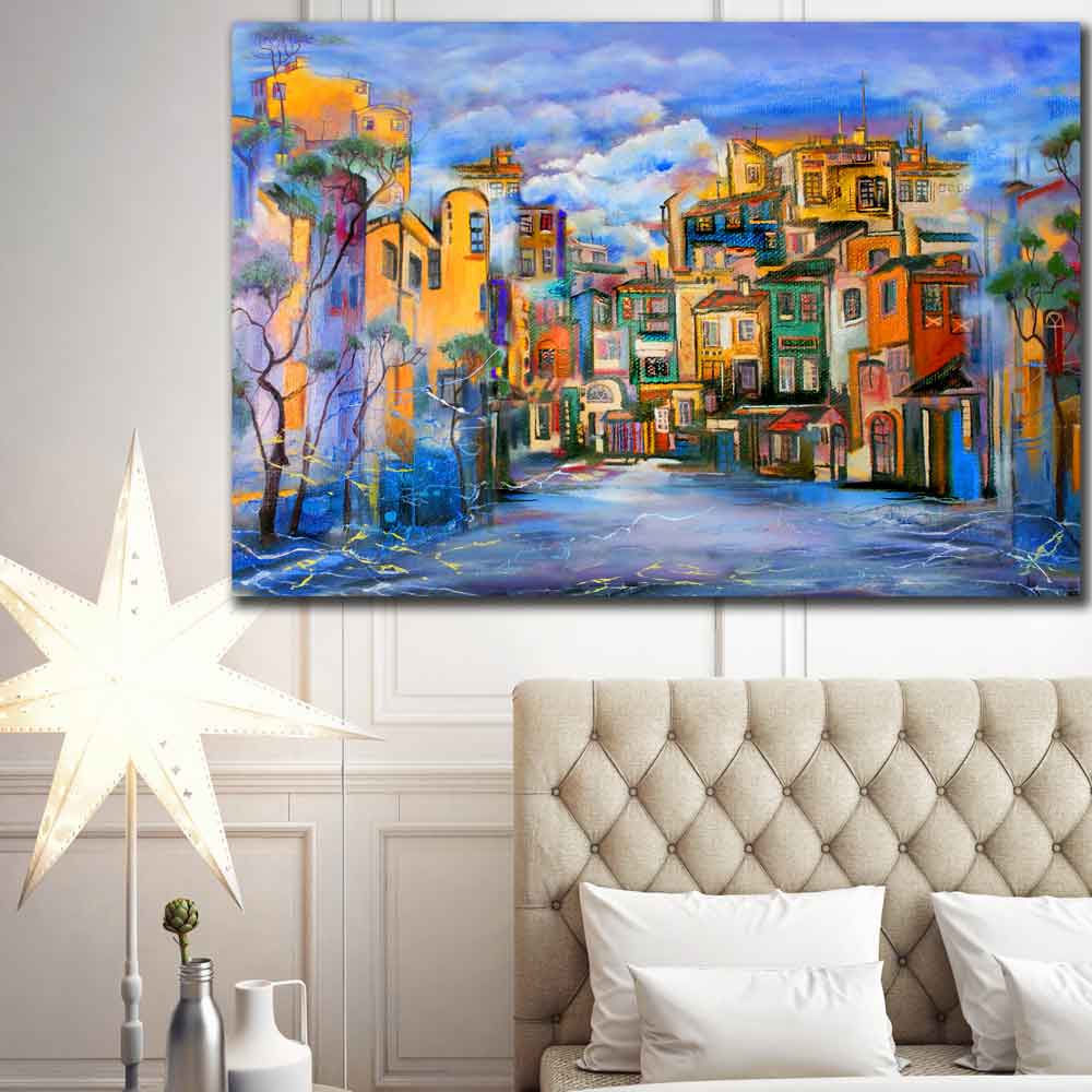 تابلو بوم طرح منظره مدل SG-43813