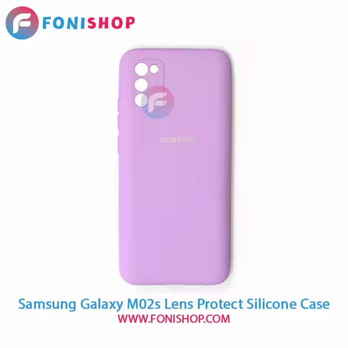 قاب سیلیکونی محافظ لنزدار سامسونگ Samsung Galaxy M02s