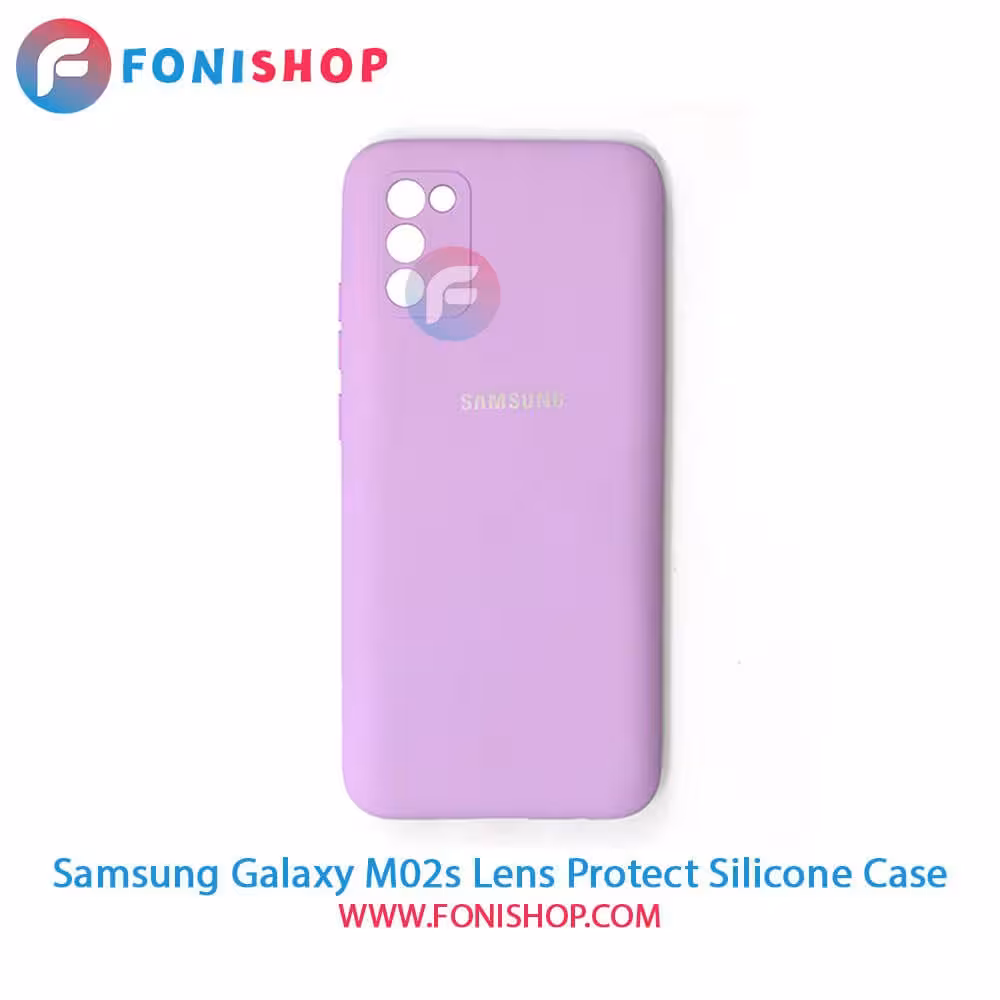 قاب سیلیکونی محافظ لنزدار سامسونگ Samsung Galaxy M02s