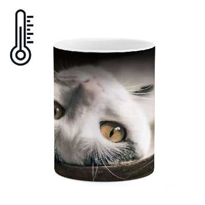 ماگ حرارتی طرح گربه مدل mgh01485