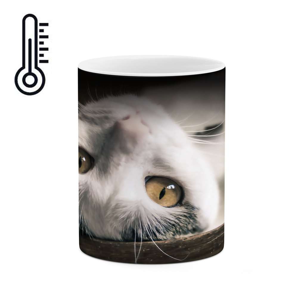 ماگ حرارتی طرح گربه مدل mgh01485