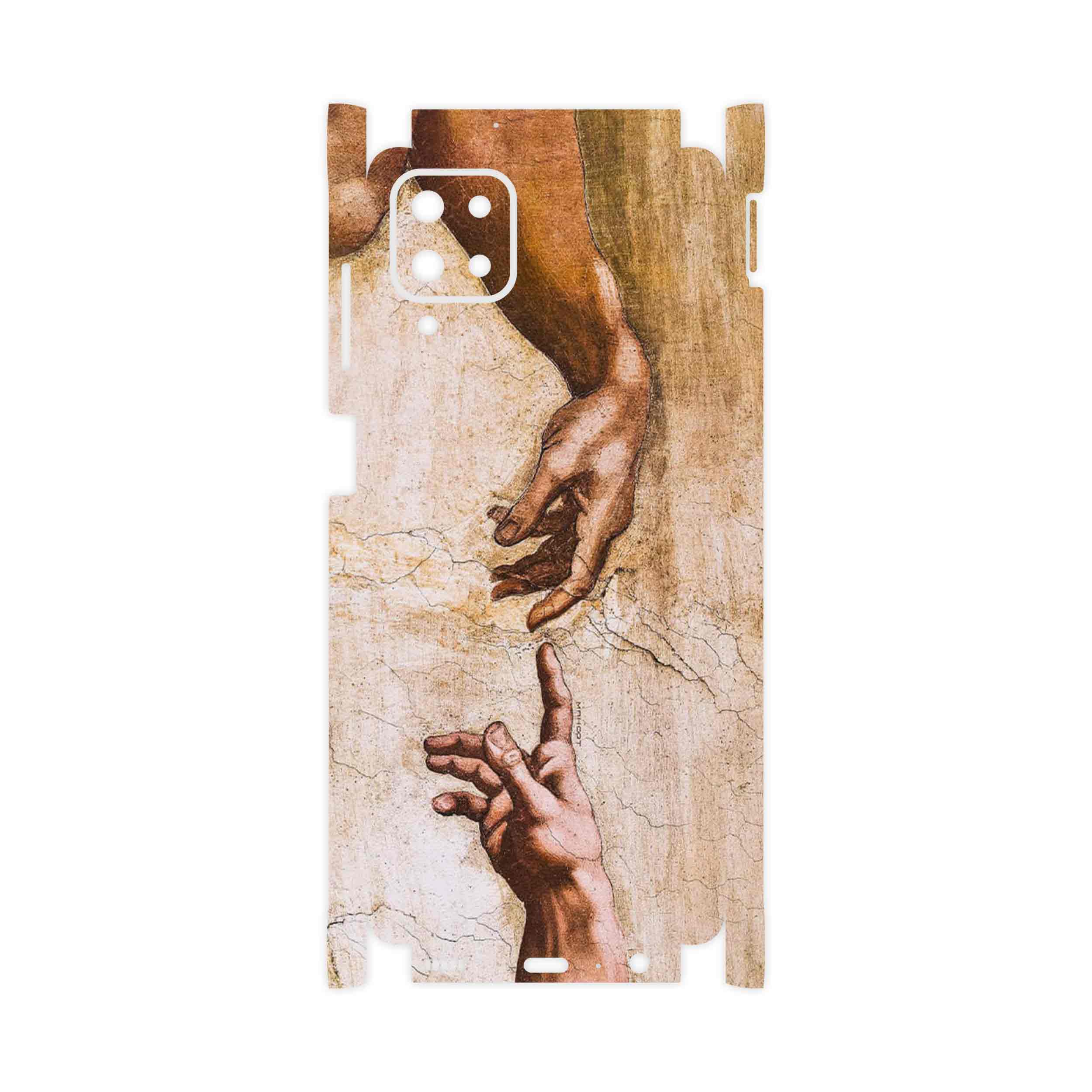 برچسب پوششی ماهوت مدل The Creation of Adam of MichelAnge-FullSkin مناسب برای گوشی موبایل سامسونگ Galaxy A12
