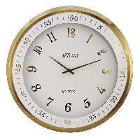 ساعت دیواری آرتمیس مدل 2037 گلد (طلایی) صفحه سفید