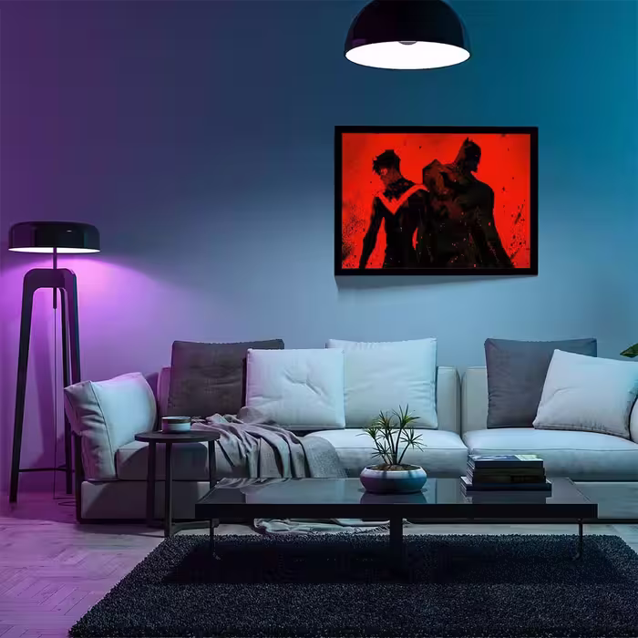 تابلو مدل batman nd night کد F-11008