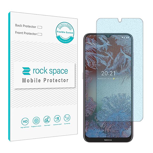 گلس نوکیا G10 مدل نانو هیدروژل مات آنتی بلو برند راک اسپیس کد S