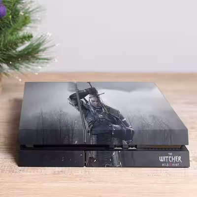 برچسب پلی استیشن ۴ مدل ps4 fat طرح witcher کد PS-1047