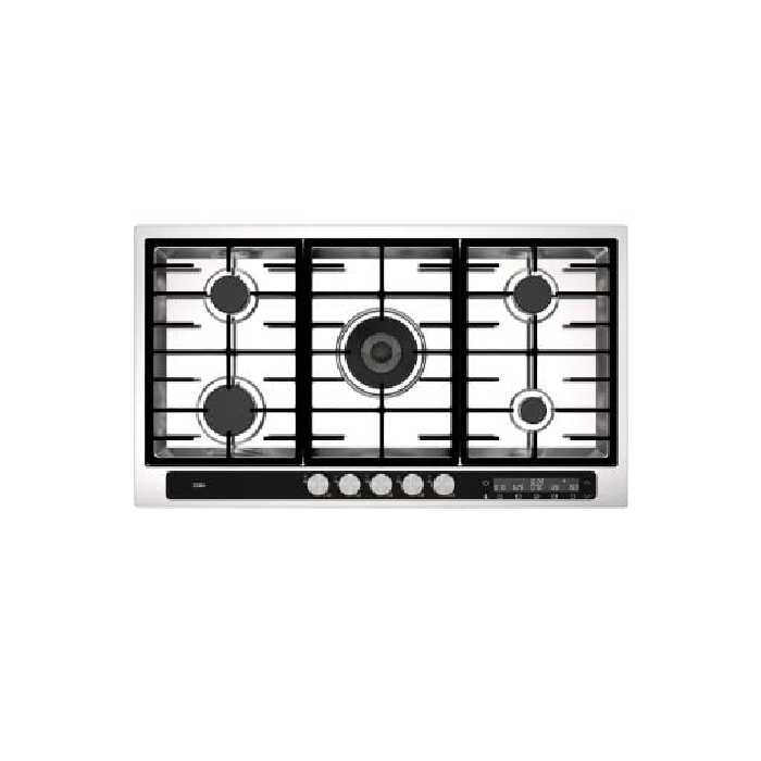 اجاق گاز پنج شعله استیل ایرانی رایجل RIGLE-I کن