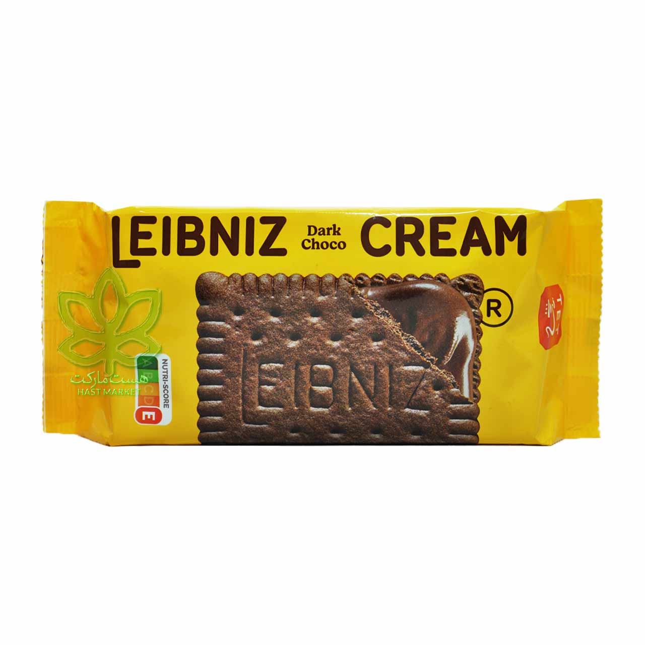 بیسکوییت کرمدار شکلات تلخ 190 گرم لیبنیز - leibniz