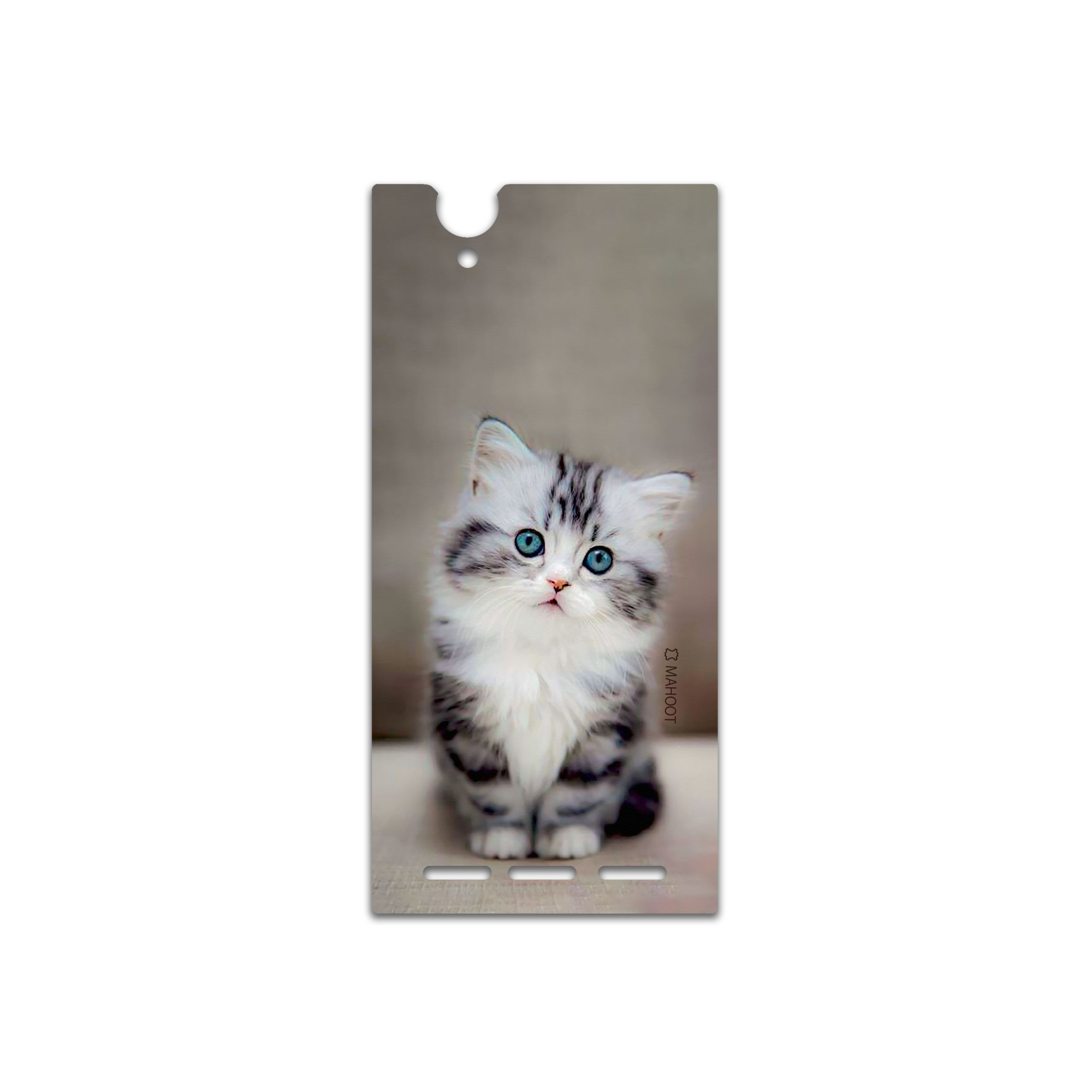 برچسب پوششی ماهوت مدل Cat-2 مناسب برای گوشی موبایل سونی Xperia T2 Ultra