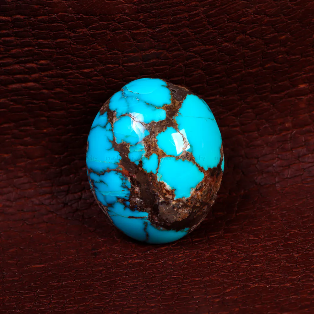 نگین فیروزه شجری کد 15263 - جواهری مشاهیر