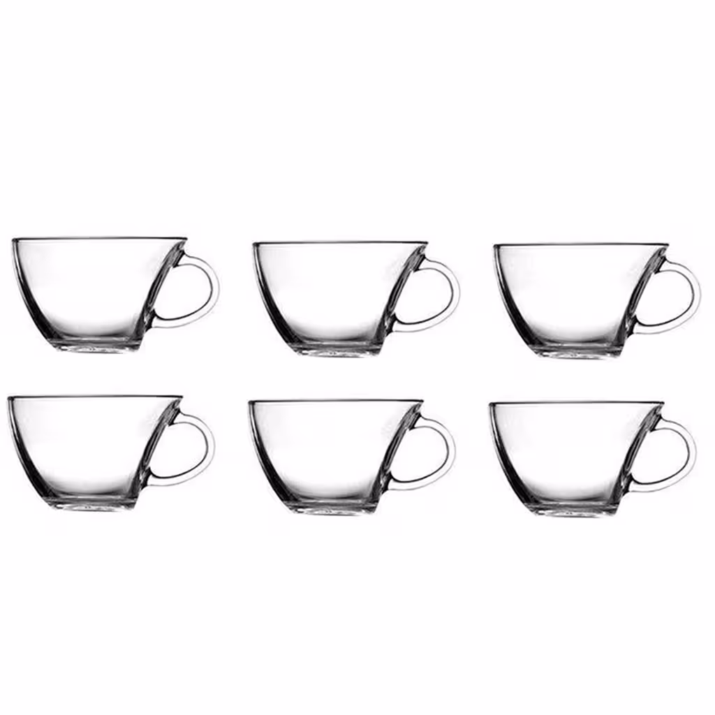 فنجان پاشاباغچه مدل Penguen کد 55611 بسته 6 عددی 