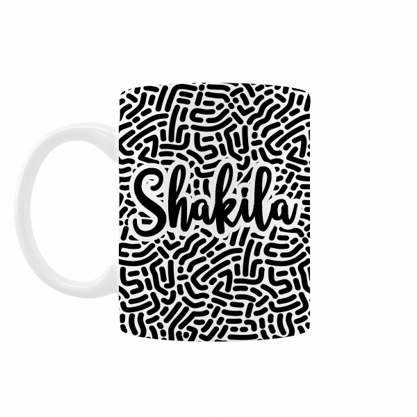 ماگ رژارت مدل اسم شکیلا