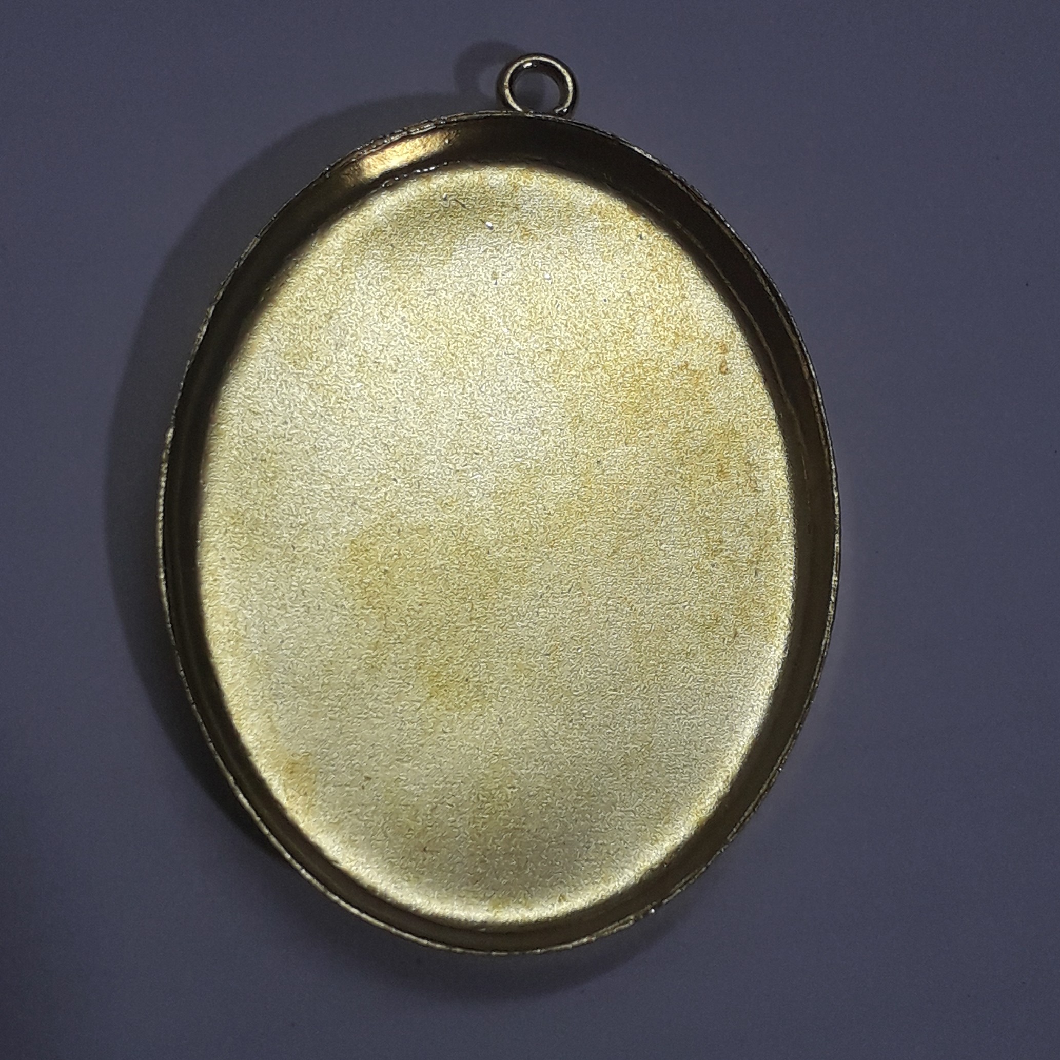 فریم برنجی کفه دار  بیضی 4.3  سانتی