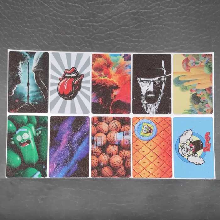 استیکر پشت چسبی عابربانک 3 هر عدد 20 تومان