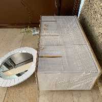 کنسول آینه میز بوفه ام دی اف میز آینه کنسول با آینه