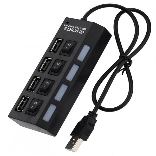 هاب 4 پورت USB 20 مدل HI-SPEED