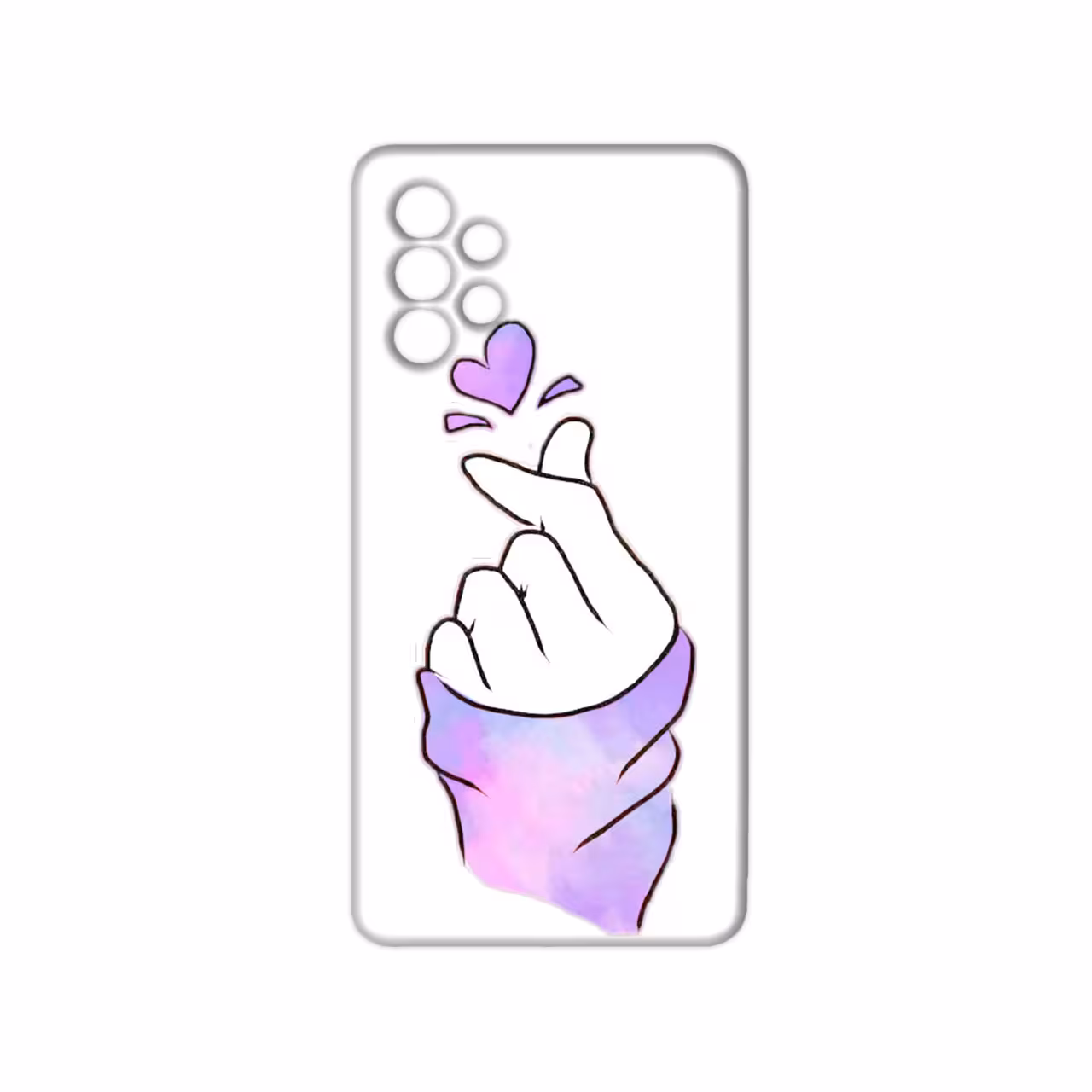 کاور مدل قلب کد 054 مناسب برای گوشی موبایل سامسونگ galaxy A73 