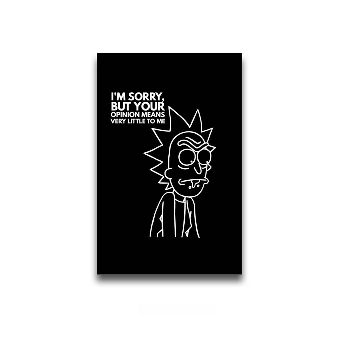 تابلو شاسی طرح ریک و مورتی مدل BS00057