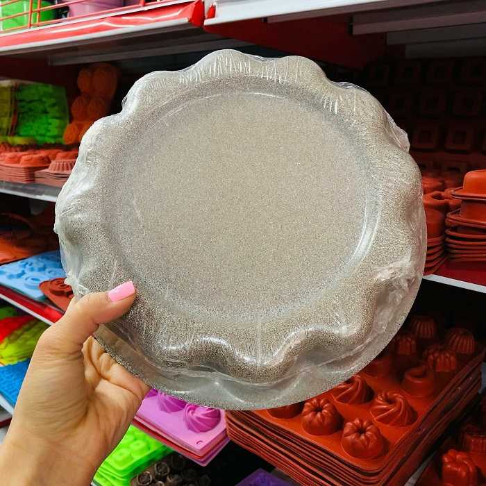 قالب کیک به گز مدل شارلوت کف گود