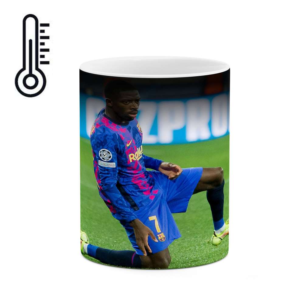 ماگ حرارتی طرح فوتبالیست Dembele مدل mgph12141