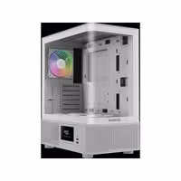 کیس گیمینگ ATLAS E2 CG WH | با طراحی شیشه‌ای و فن‌های ARGB