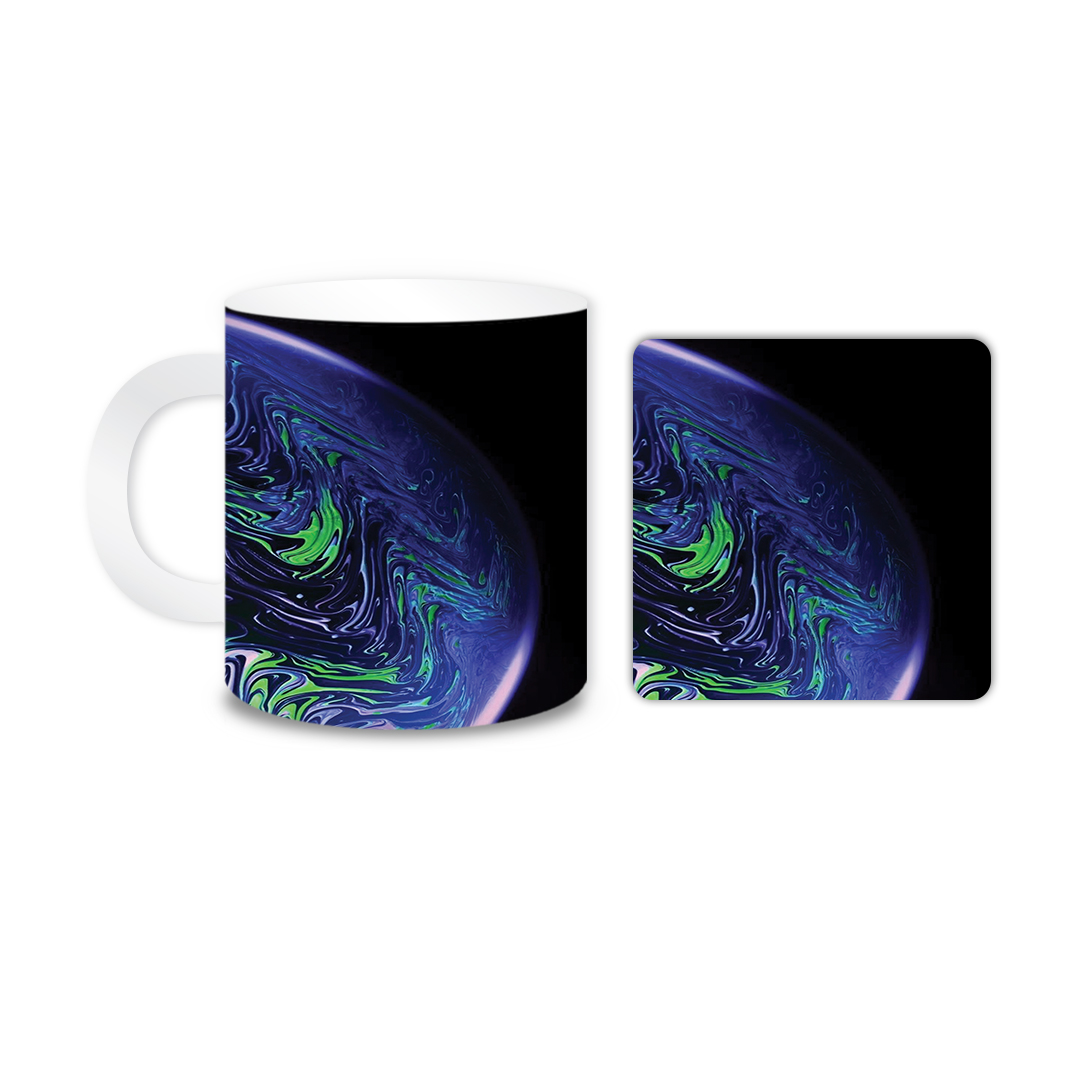 ماگ مدل سیاره کد 1629 به همراه زیر لیوانی