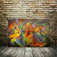 تابلو بوم مدل رقص سماع کد AR7770