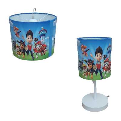 لوستر و آباژور کودک مدل سگ های نگهبان کد LA-119