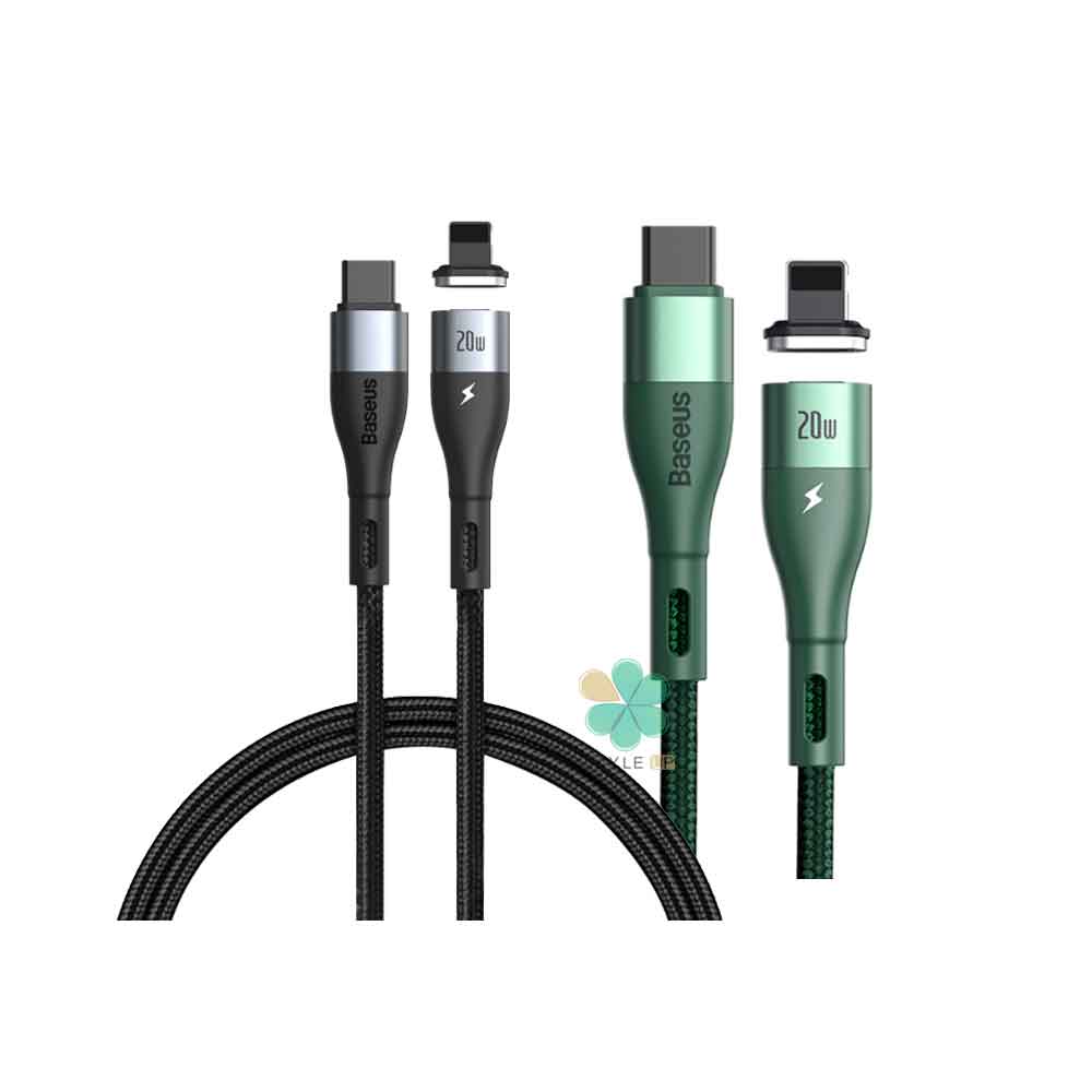 کابل شارژ مگنتی تایپ سی به ایفون بیسوس مدل Baseus Zinc Magnetic 2m