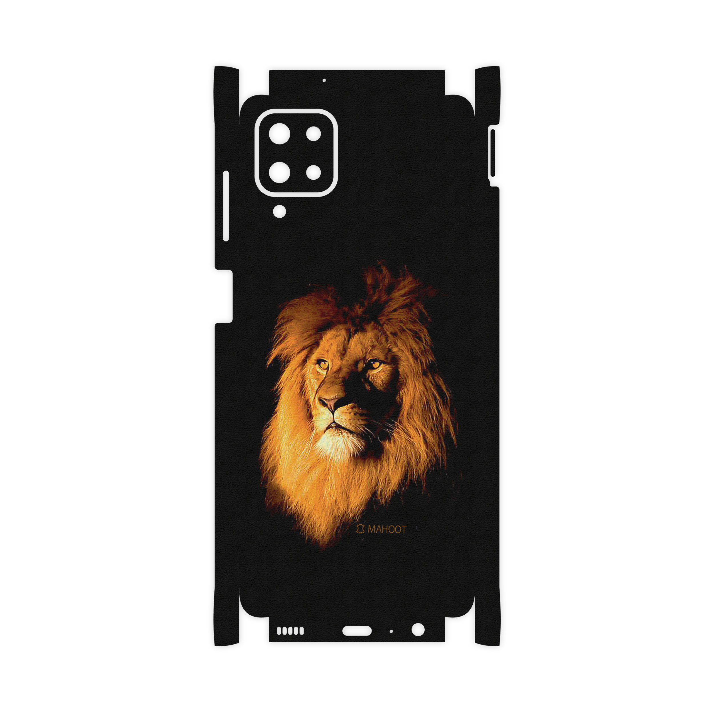 برچسب پوششی ماهوت مدل Lion-FullSkin مناسب برای گوشی موبایل سامسونگ Galaxy A12