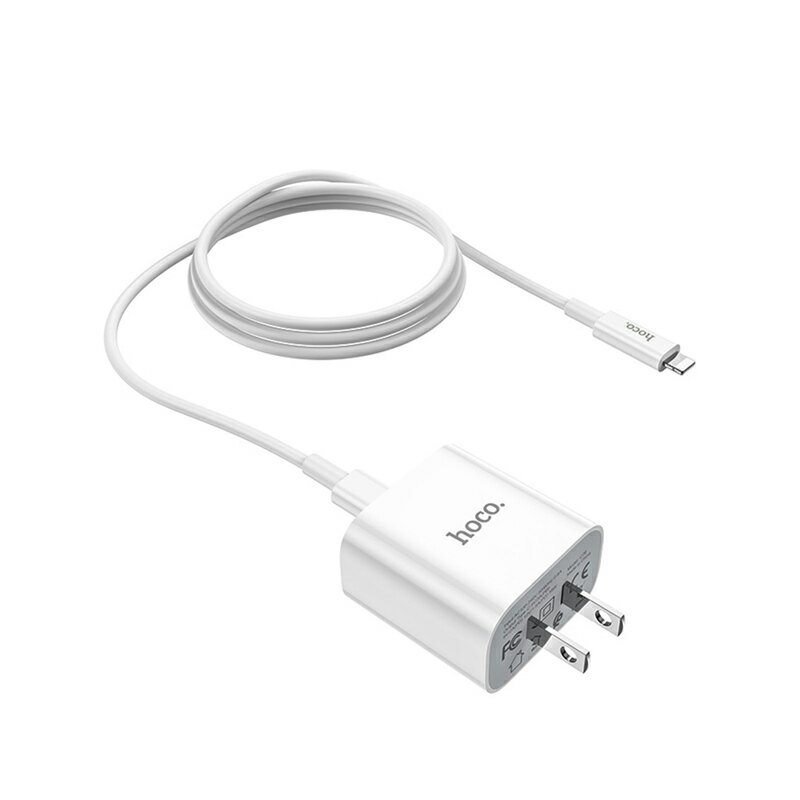 شارژر هوکو مدل C76 به همراه کابل لایتنینگ